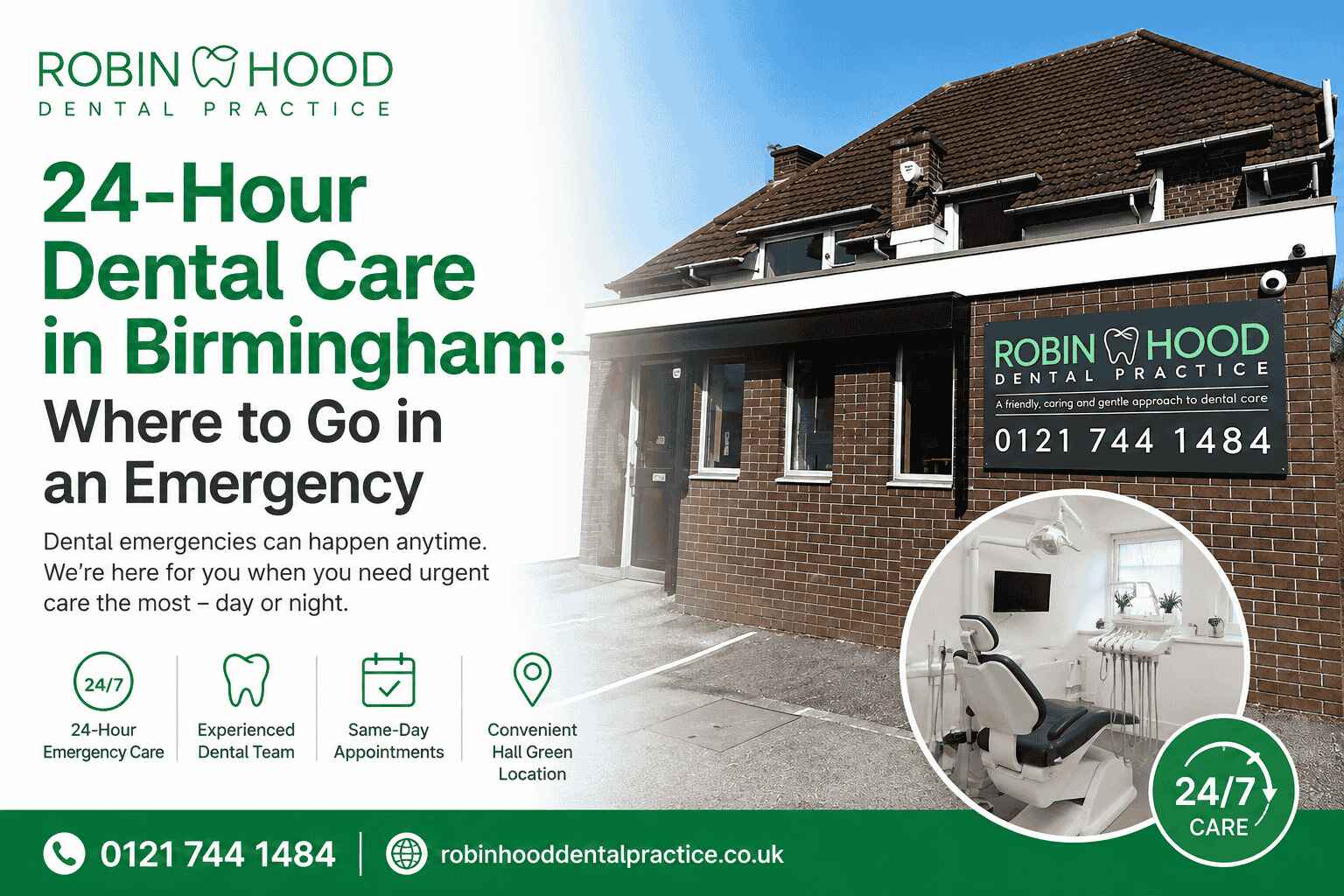 24-Hour Dental Care in Birmingham: Where to Go in an Emergency