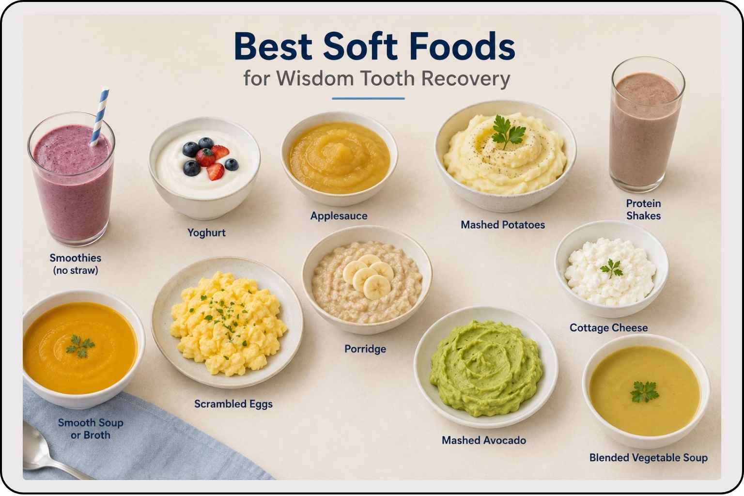 Best Soft Foods for Wisdom Tooth Recovery