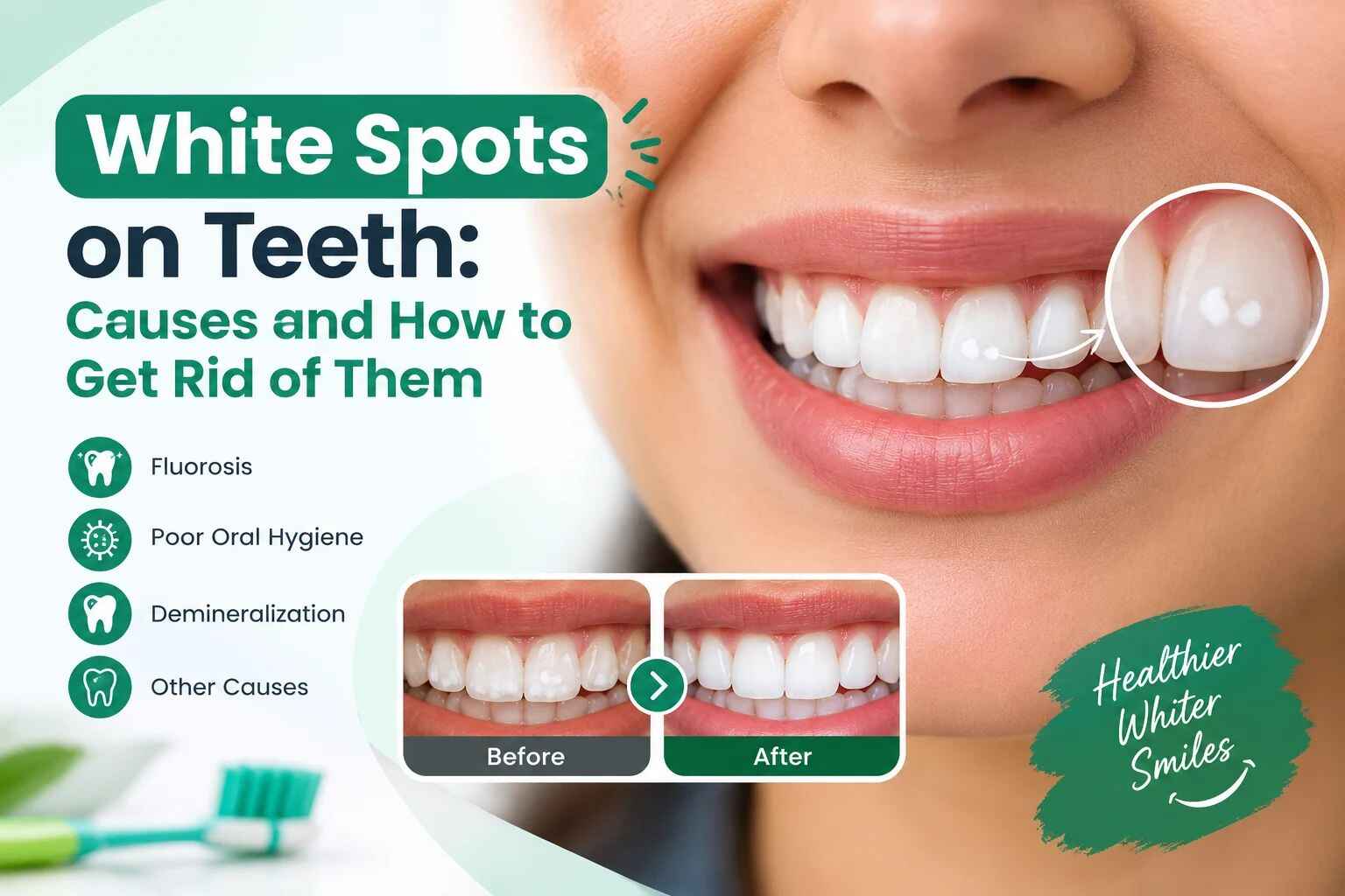 White Spots on Teeth: Causes and How to Get Rid of Them
